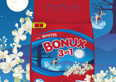 Bonux 3në1 White Lilac Pluhur